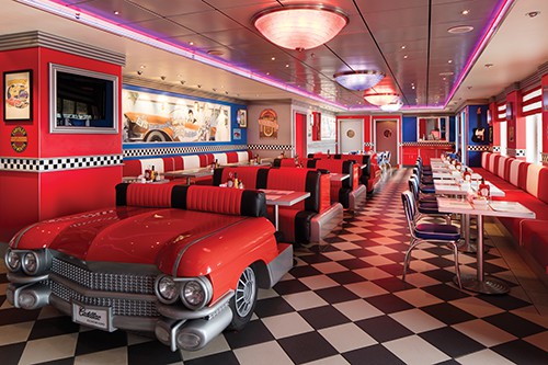 Cadillac Diner on Pride of America